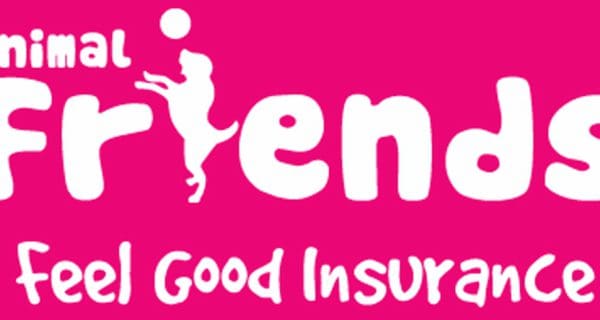Logo 'Animal friends feel good insurance'