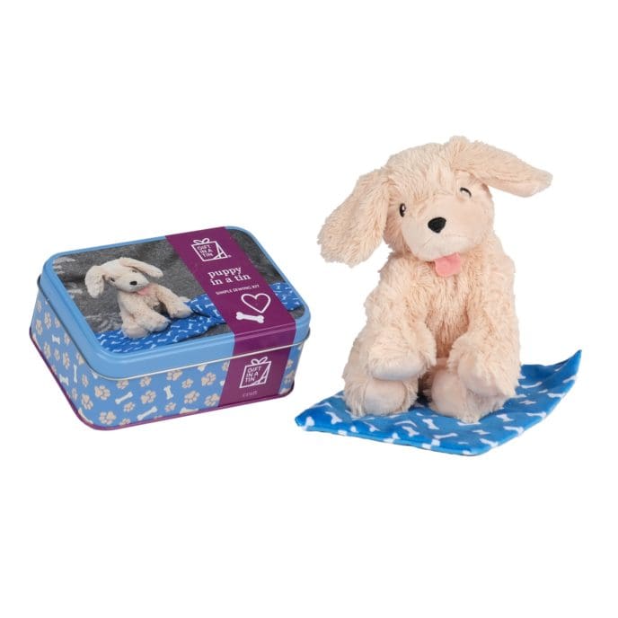 Sew Your Own Puppy complete with tin