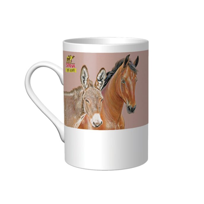 Fine china mug featuring centenary design